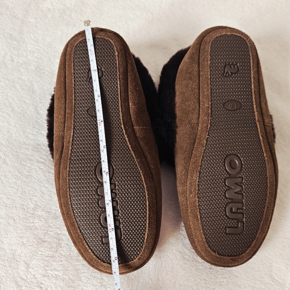 Lamo Sheepskin Moccasin Slippers brown US 5.5-6 - Picture 5 of 6